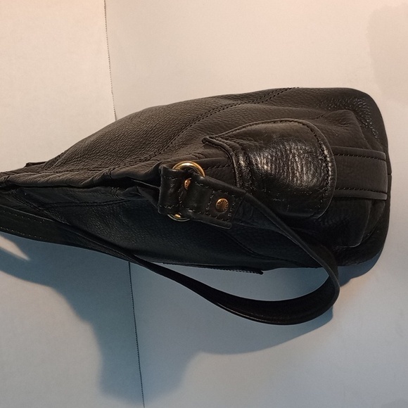 Fossil black pebble leather shoulder bag 75082 - Picture 6 of 11